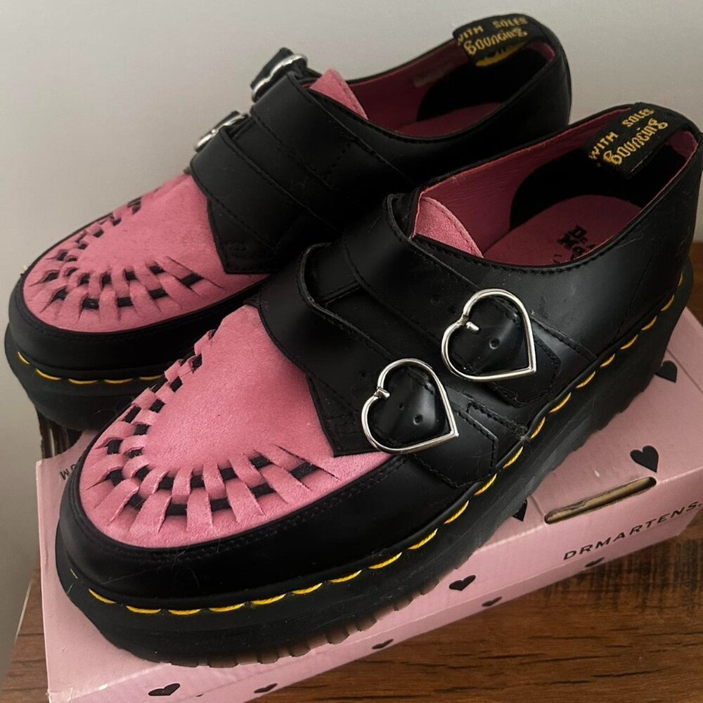 SOLD!! Limited Edition Dr. Martens x Lazy Oaf Buckle Creeper Lo Shoes
